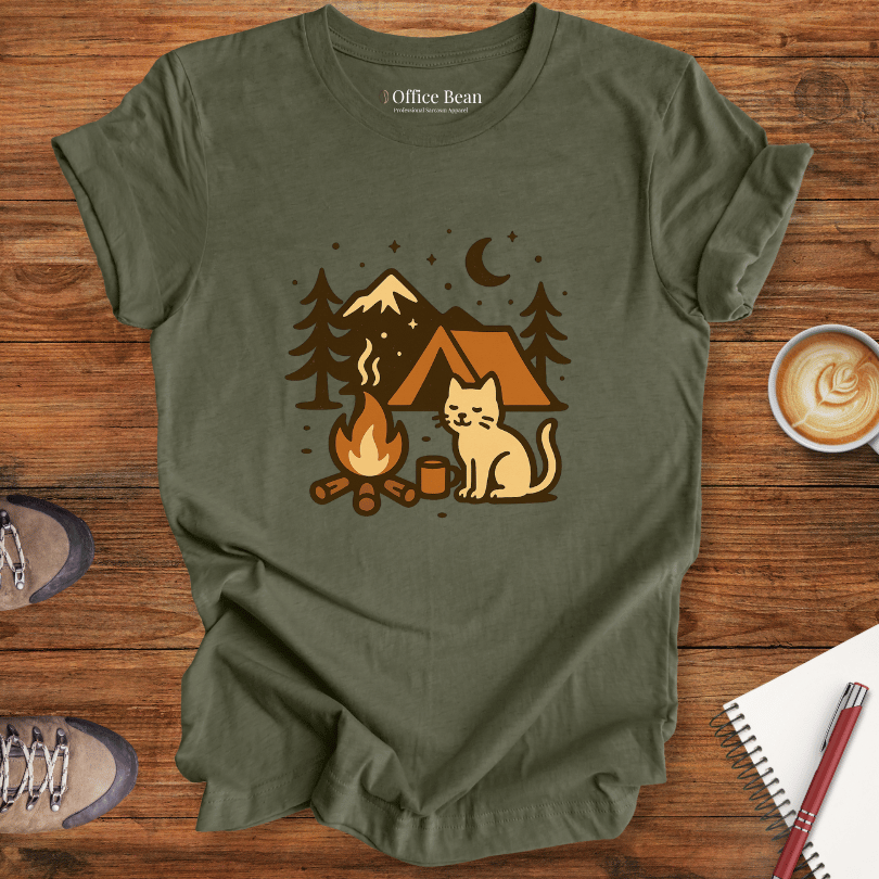 Campfire Cat Adventures T-shirt