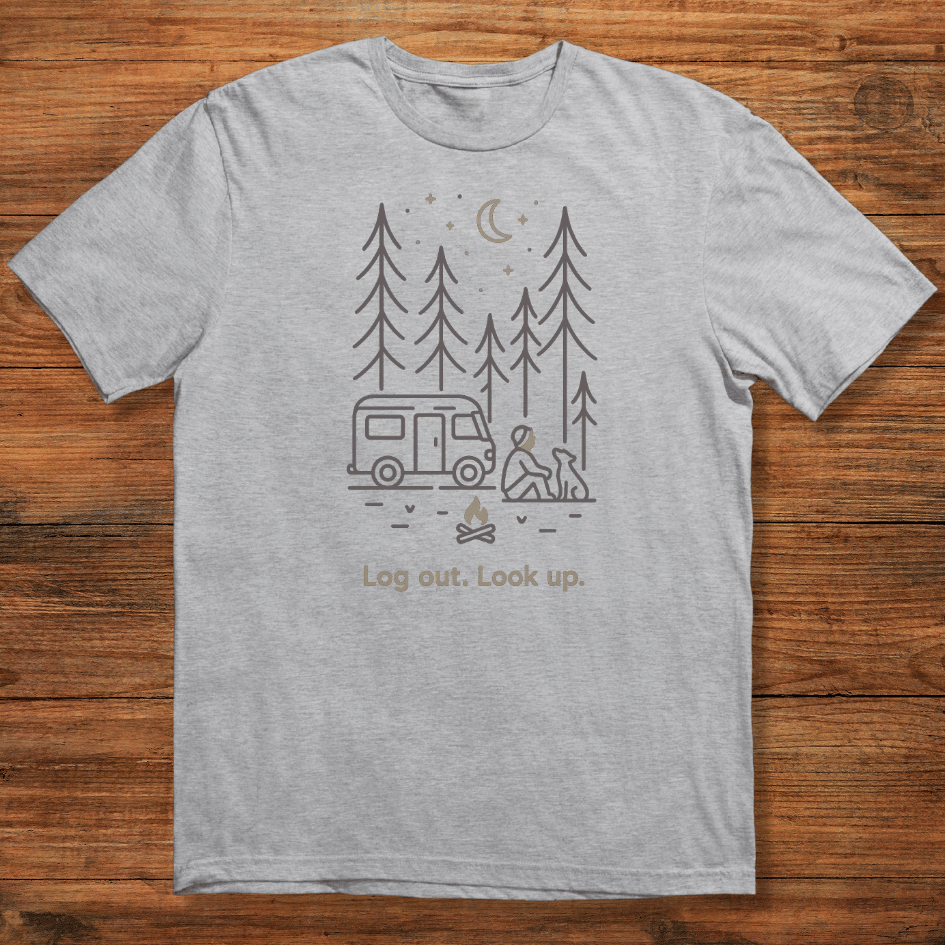 Log Out. Look Up T-shirt