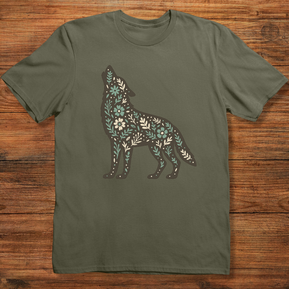 Howling Meadow Wolf T-shirt