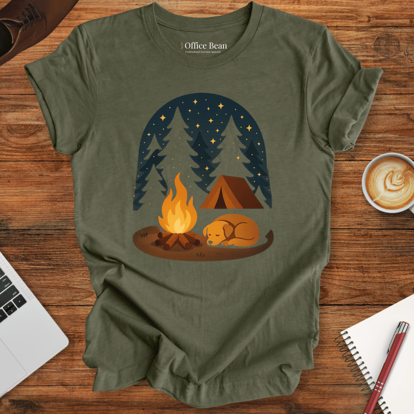 Campfire Dreams and Forest T-shirt