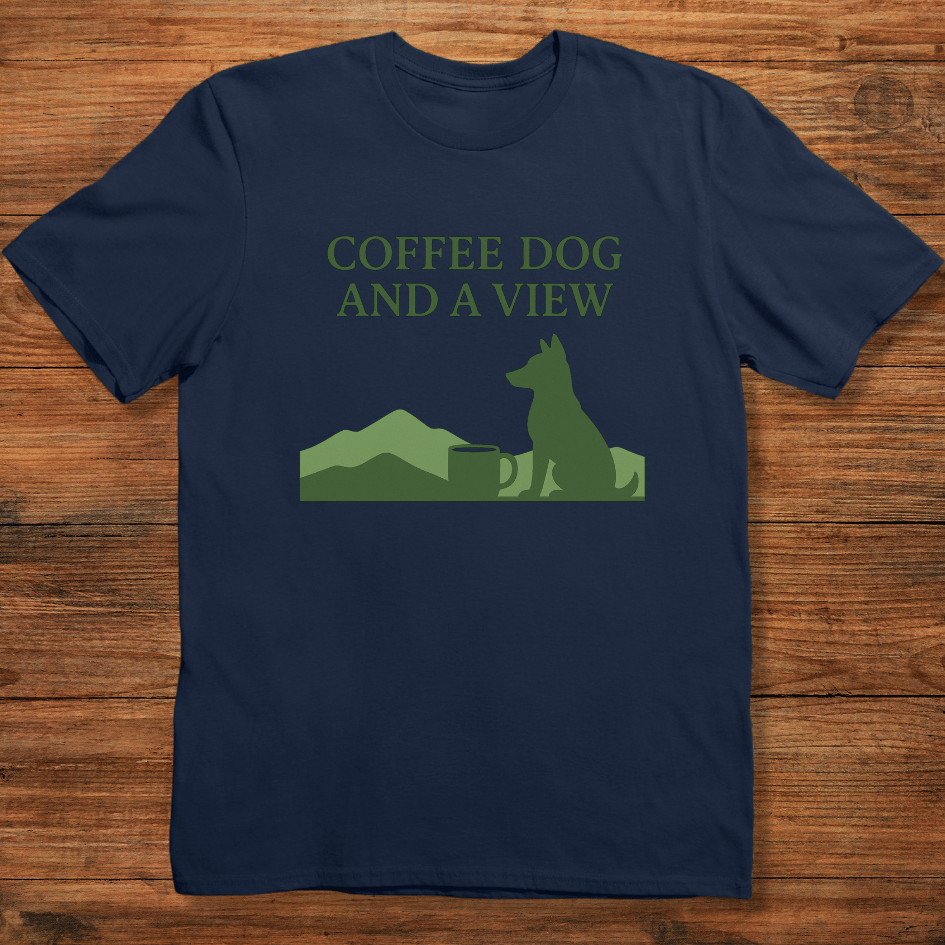 Coffee Dog and a View T-shirt
