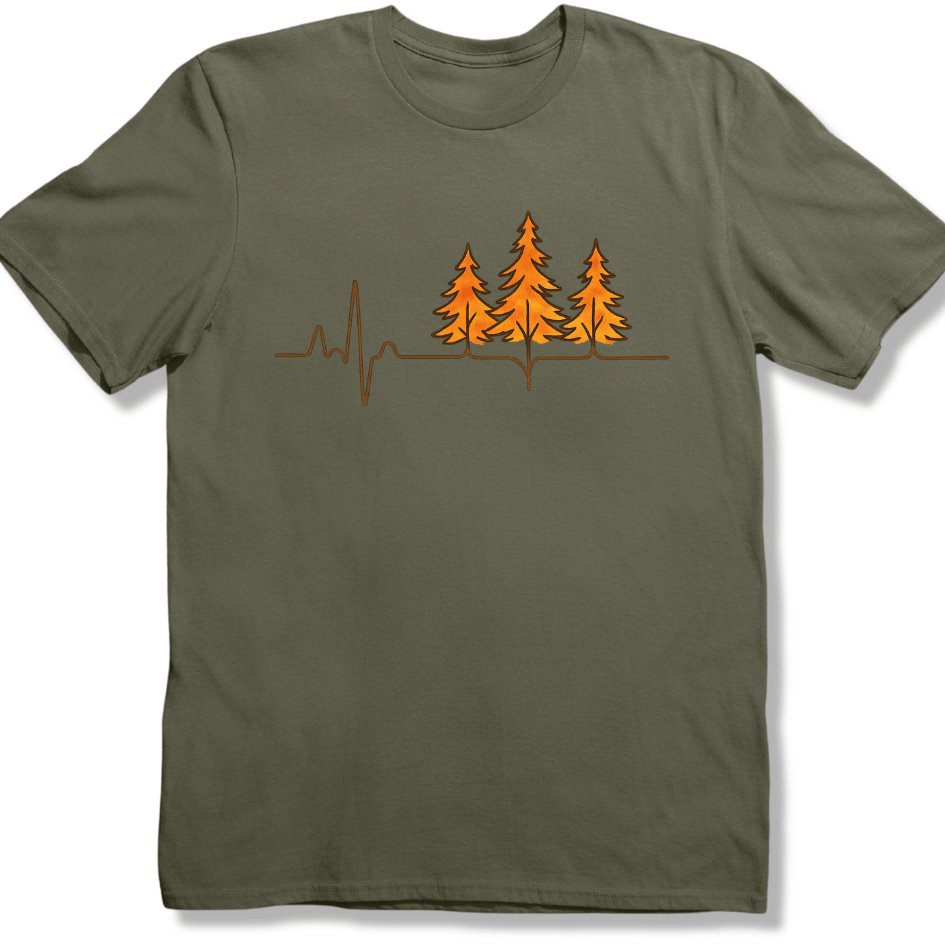 Fall Heartbeat T-shirt