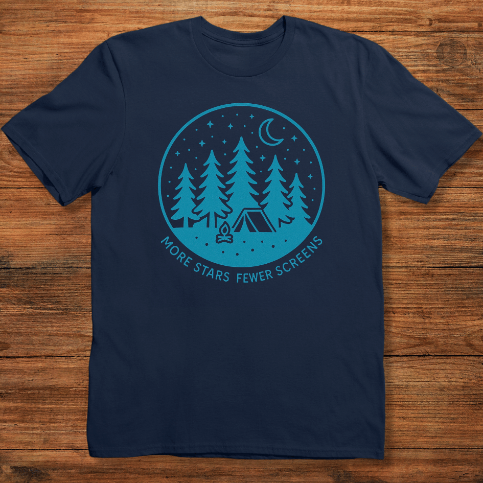 More Stars Fewer Screens T-shirt