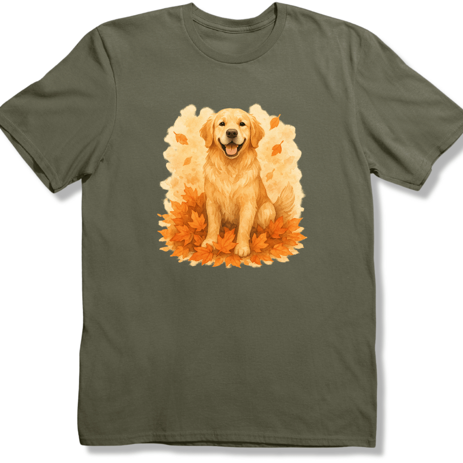Golden Retriever Fall Joy T-shirt