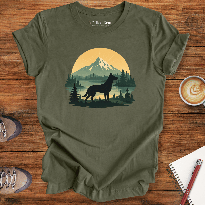 Wilderness Watcher Dog T-shirt