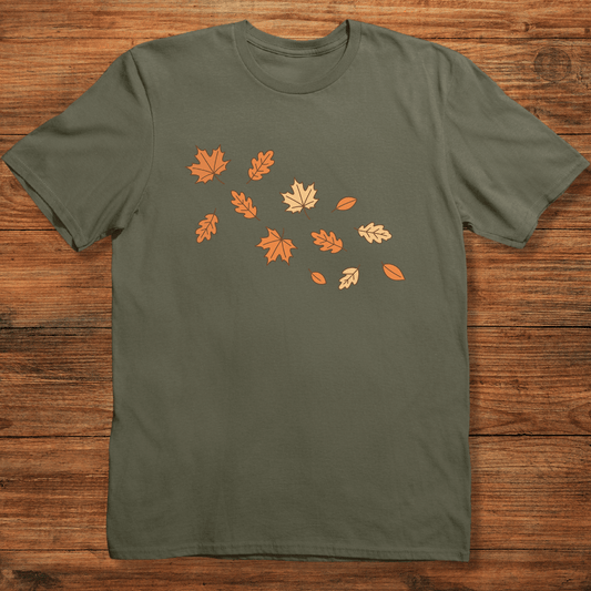 Scattered Autumn Leaves T-shirt