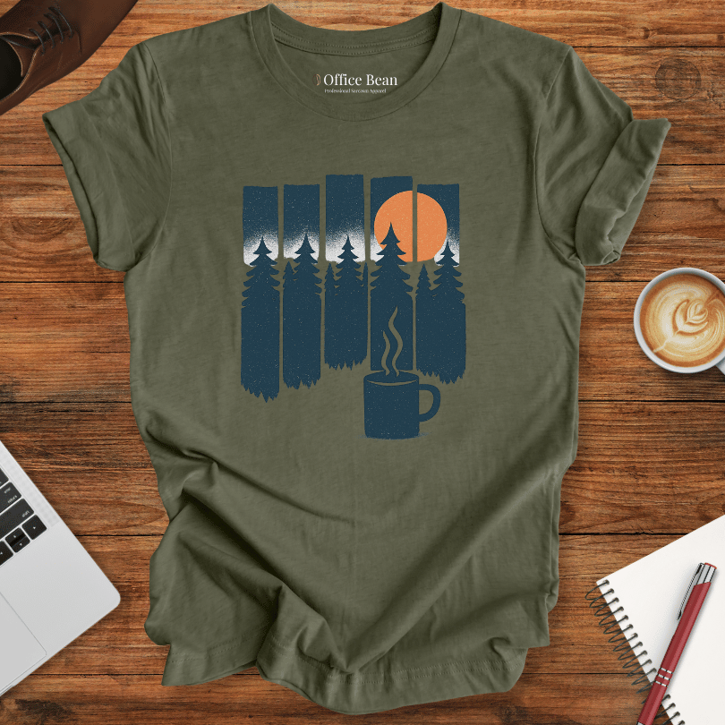 Forest Stripes and a Coffee T-Shirt