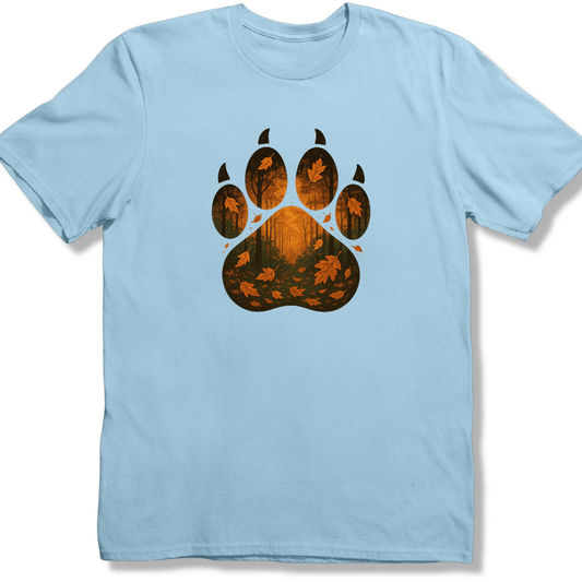 Autumn Paw Path T-shirt