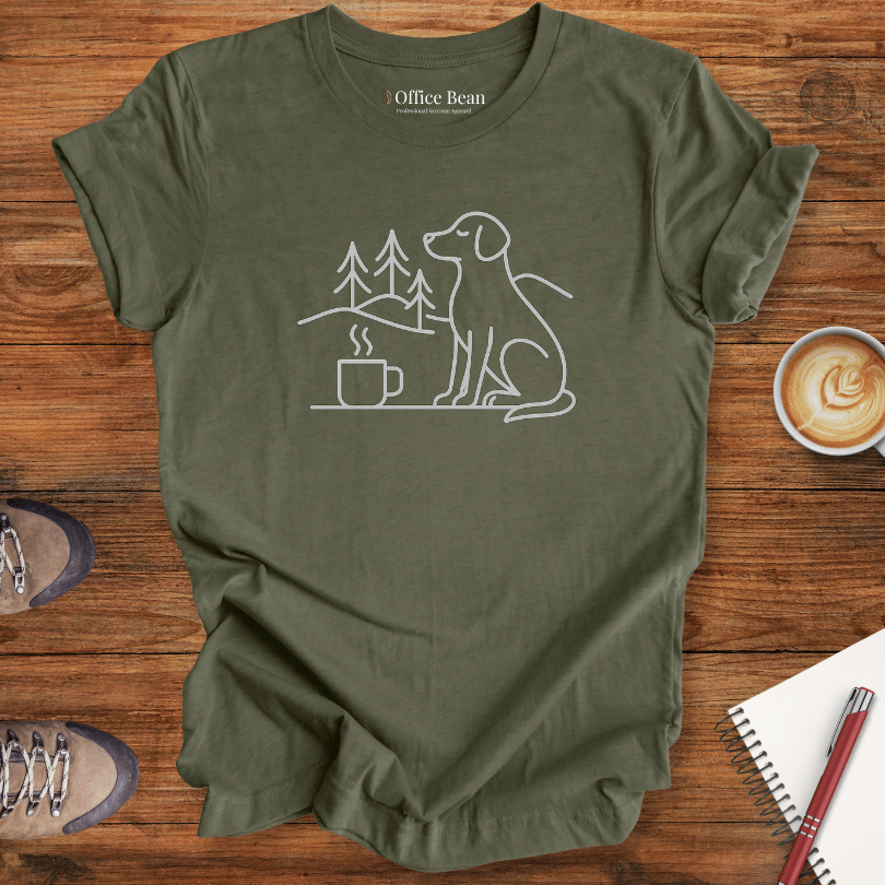 Coffee, Dog and Calm T-shirt