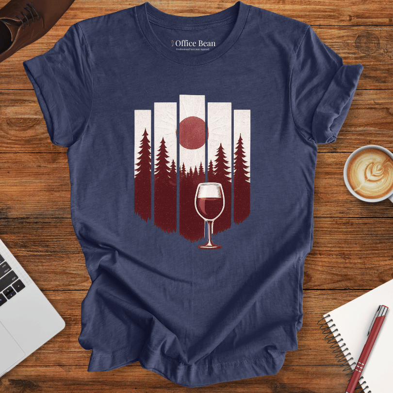 Forest Stripes and a Wine T-Shirt