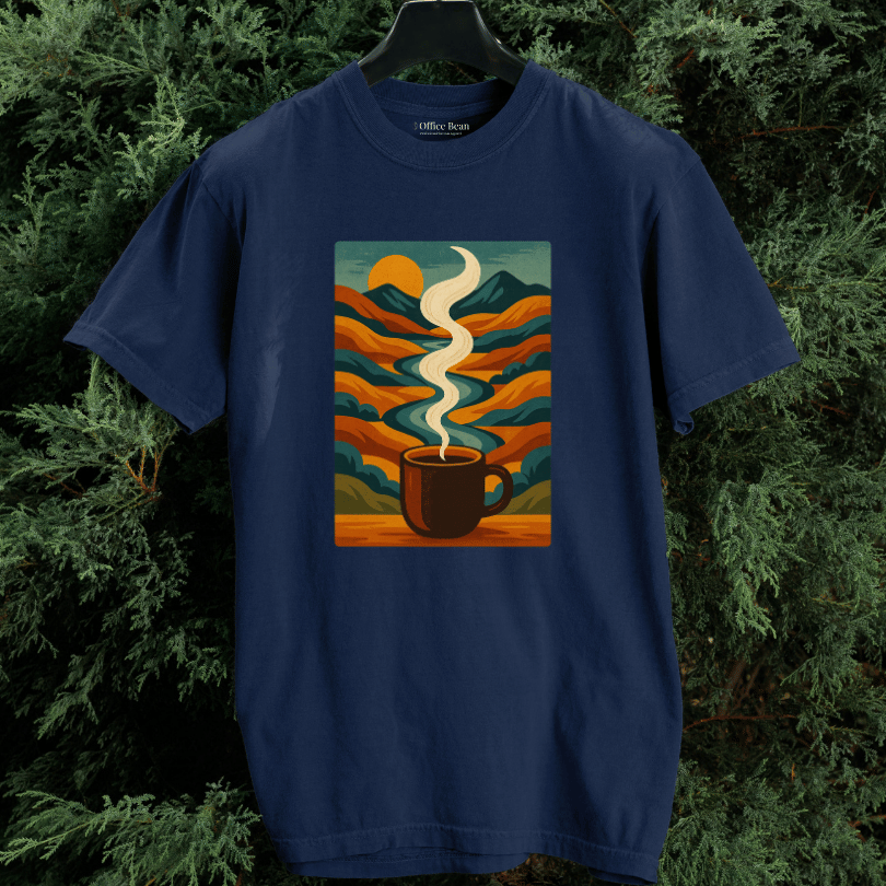 Coffee Beyond Mountains and Rivers T-shirt