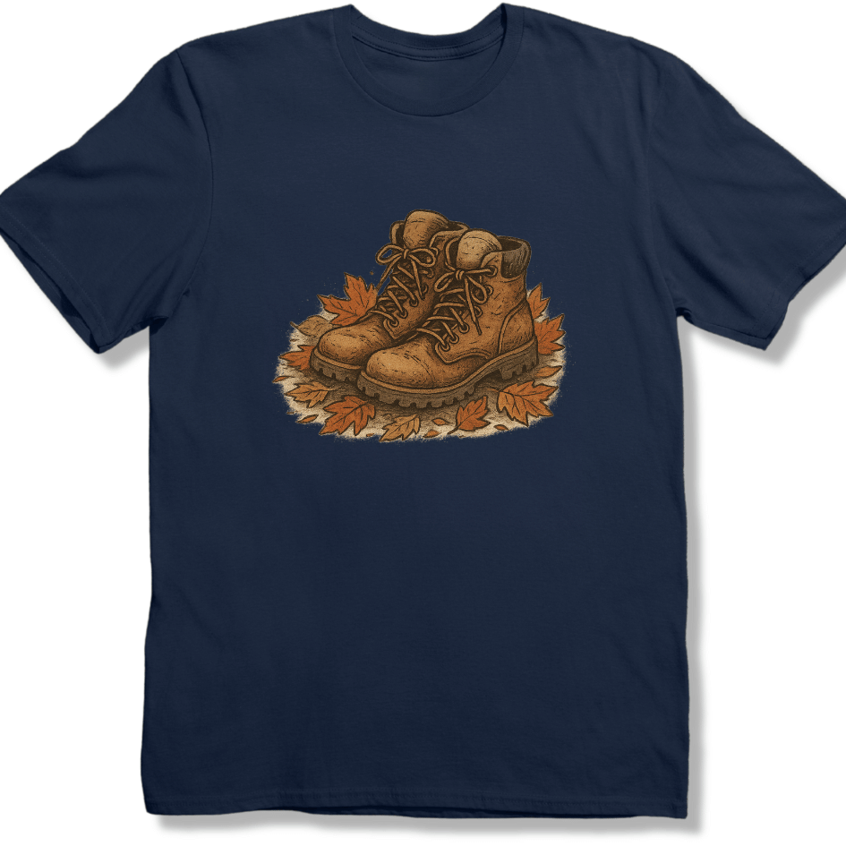 Hiker’s Boots in Autumn T-shirt