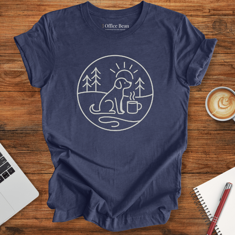 Dogs & Mornings Club Logo T-shirt