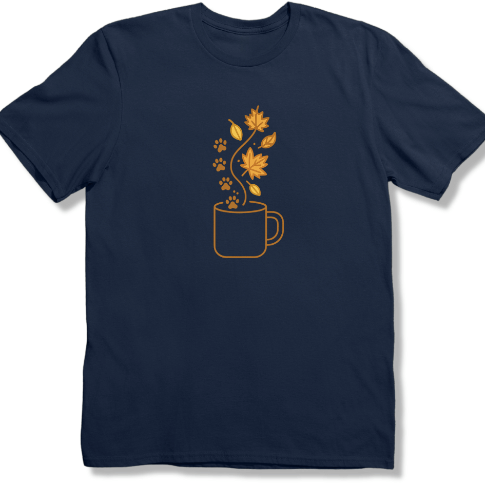 Paws & Autumn Leaves T-shirt