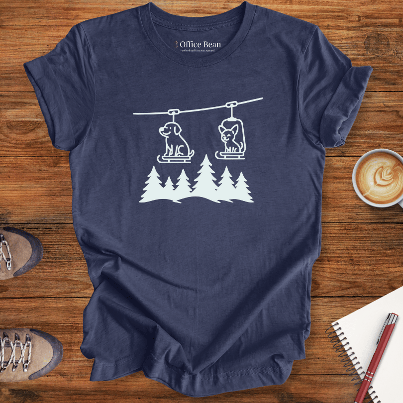 Mountain Ski Dogs T-shirt