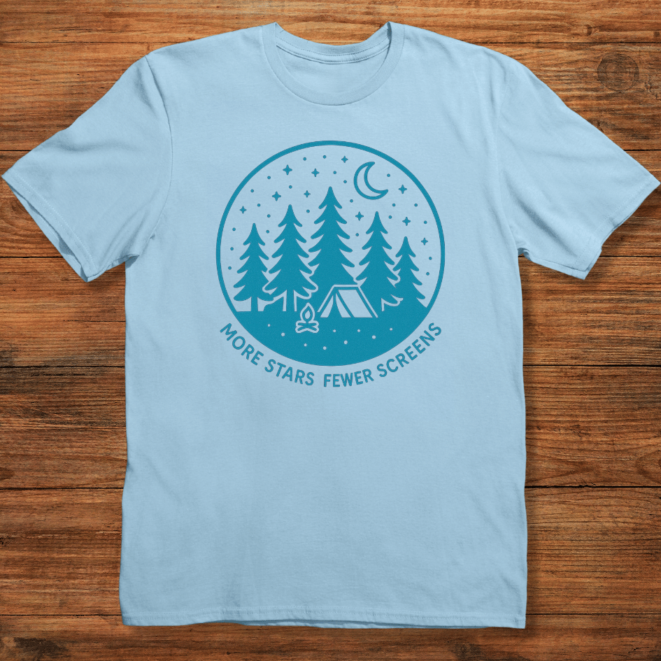 More Stars Fewer Screens T-shirt
