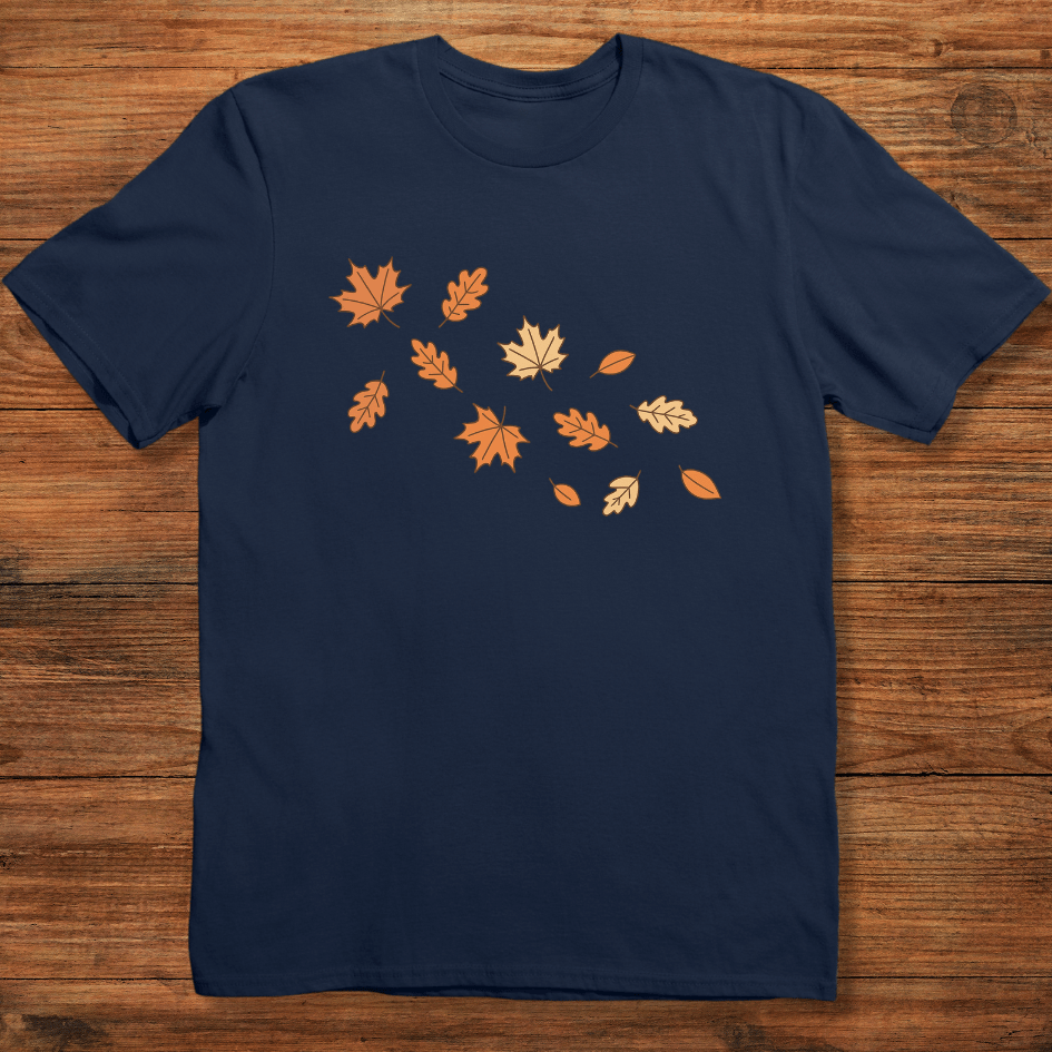 Scattered Autumn Leaves T-shirt