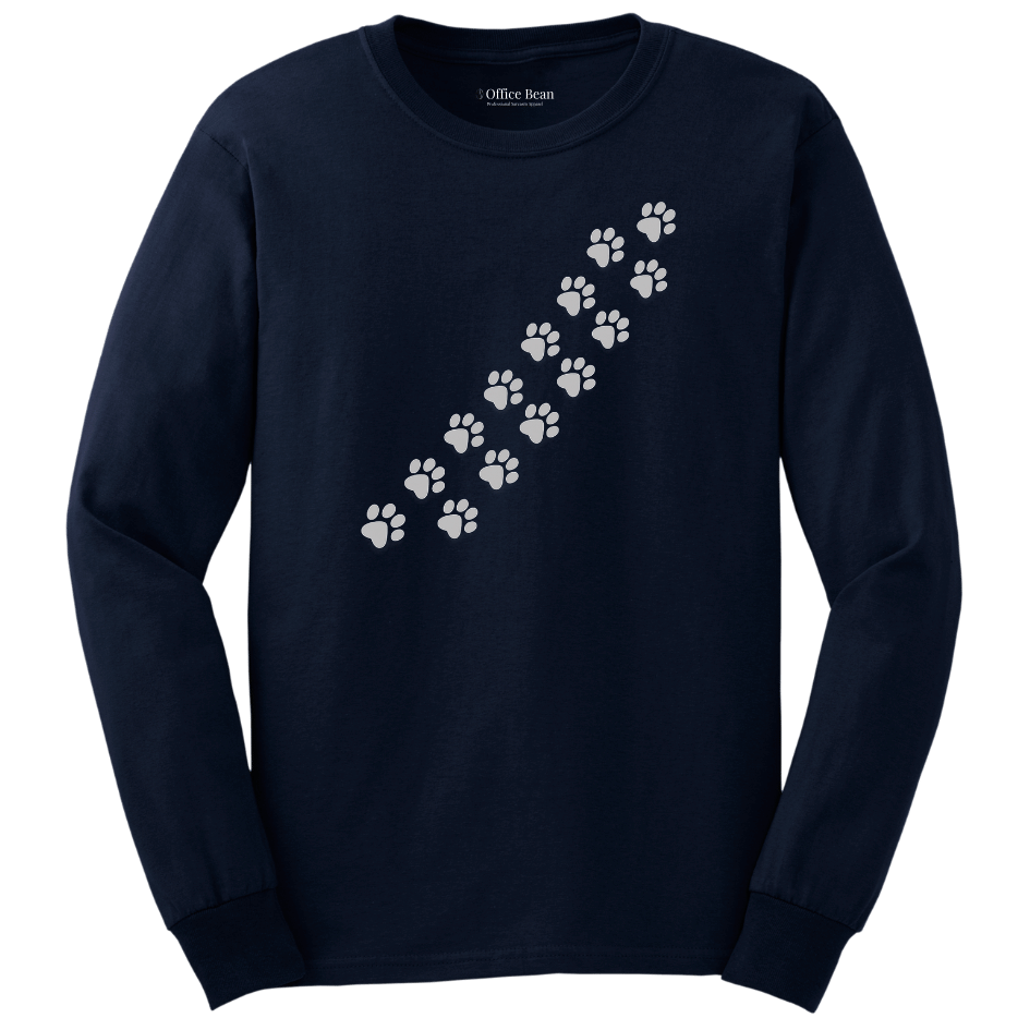 Trail of Paws Longsleeves T-shirt