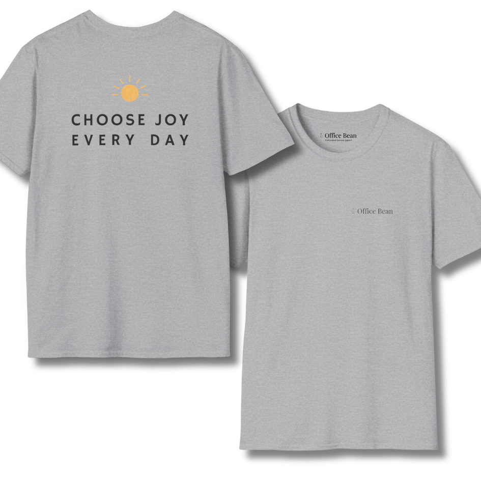 Choose Joy Everyday Backprint T-Shirt