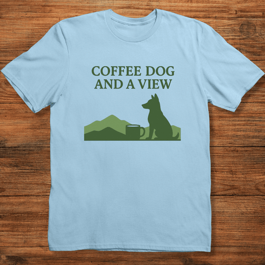 Coffee Dog and a View T-shirt