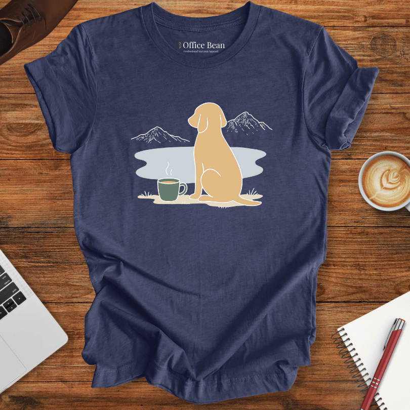 My Coffee, dog and a View T-Shirt