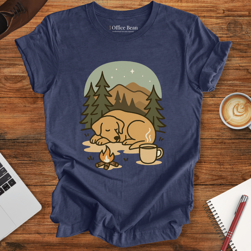 My coffee, dog and Camping T-shirt