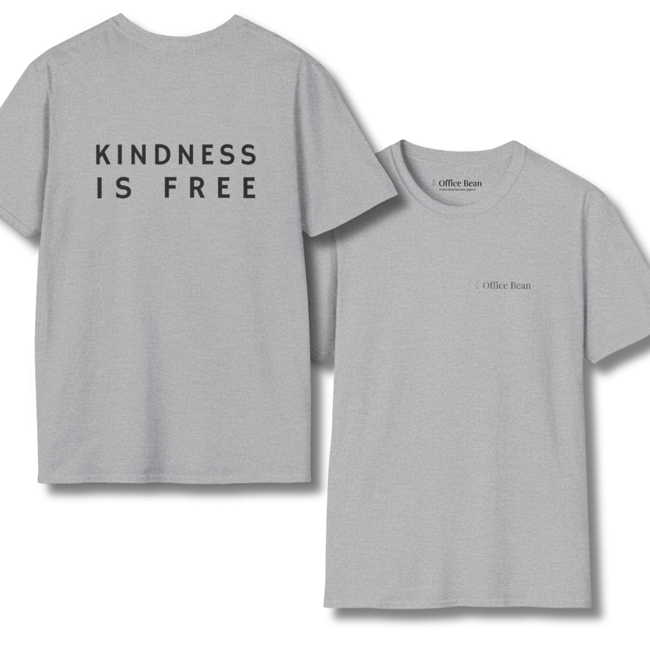 Kindness is free Backprint T-Shirt