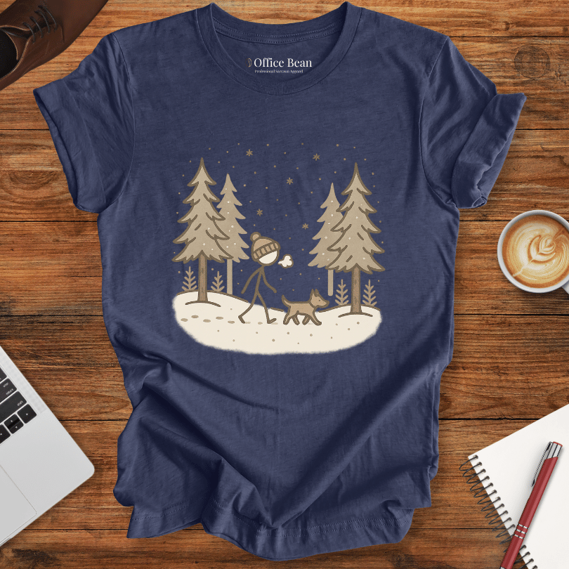 Dog Winter Walk T-shirt