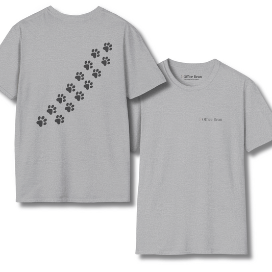Trail of Paws Backprint T-Shirt