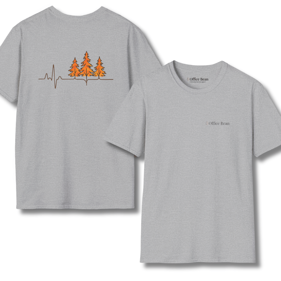 Fall Heartbeat Backprint T-Shirt