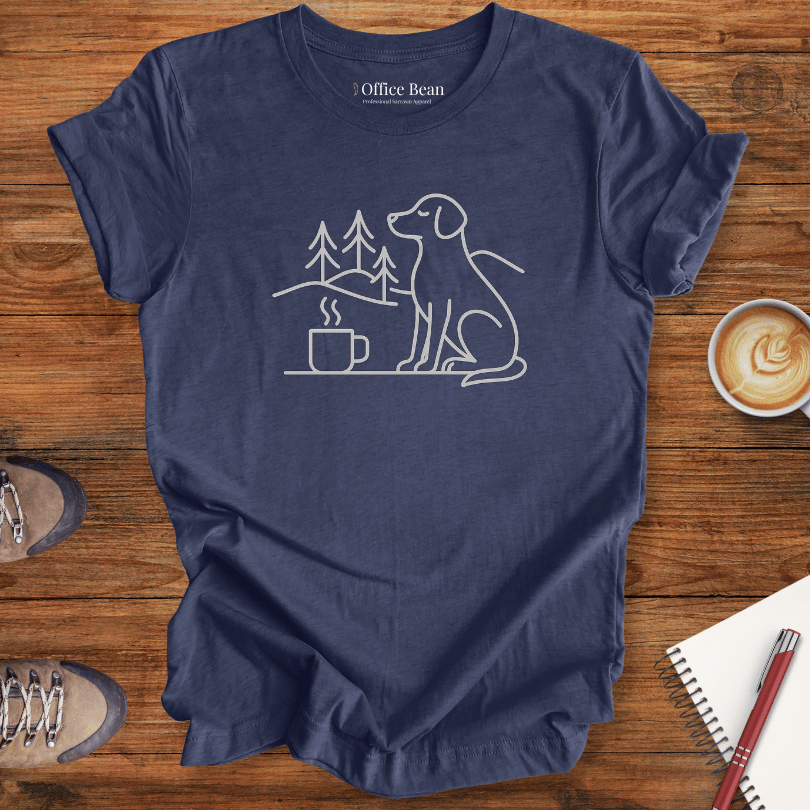 Coffee, Dog and Calm T-shirt