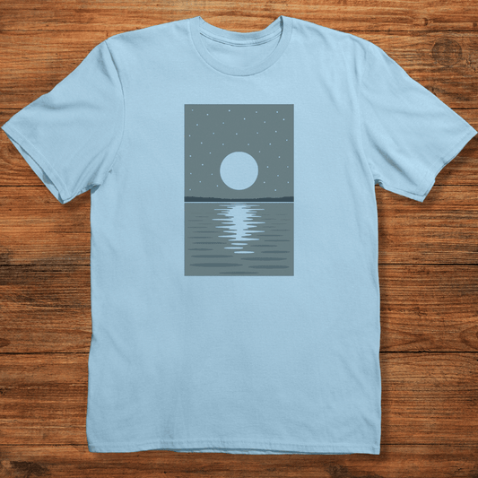 Lake Horizon Reflection T-shirt