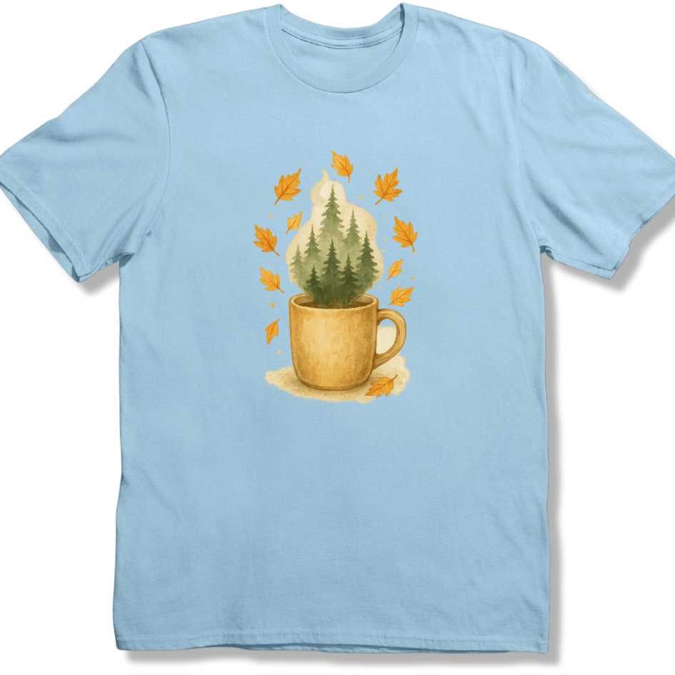 Fall Coffee and Pines T-shirt