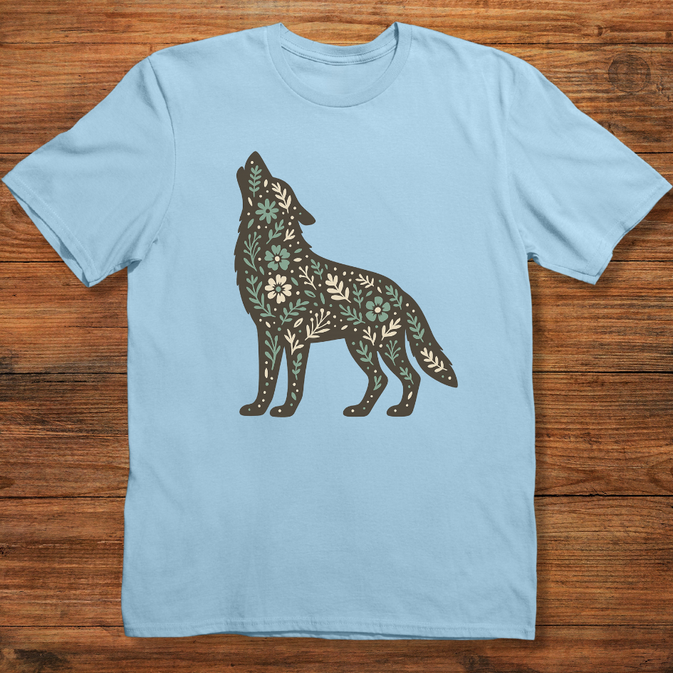 Howling Meadow Wolf T-shirt