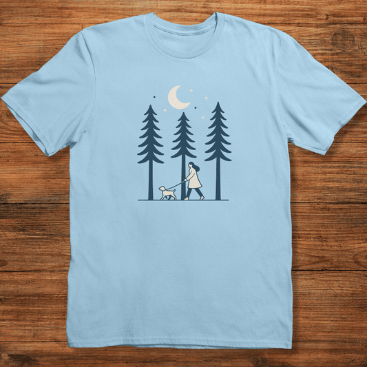 Evening Walk with Dog T-shirt