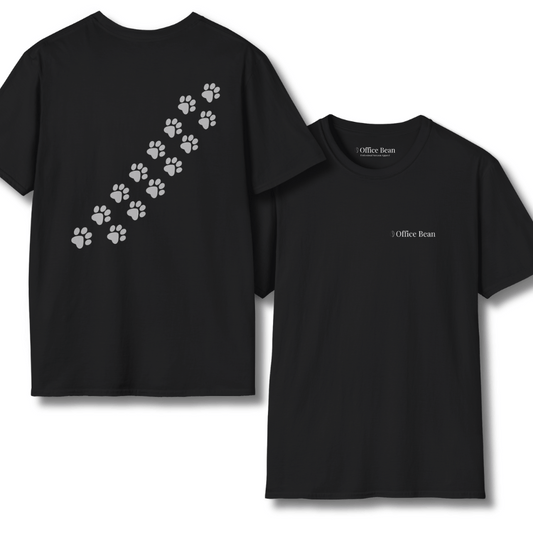 Trail of Paws Backprint T-Shirt