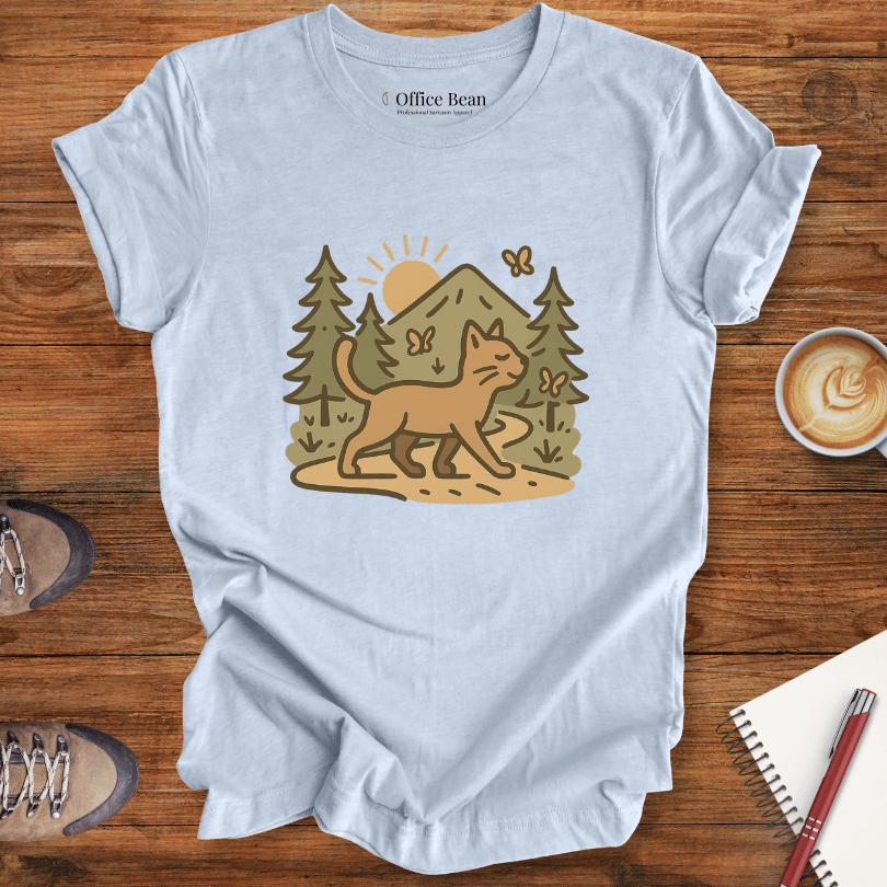 Forest Path Cat Walk T-shirt