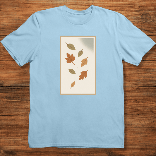 Minimal Falling Leaves T-shirt