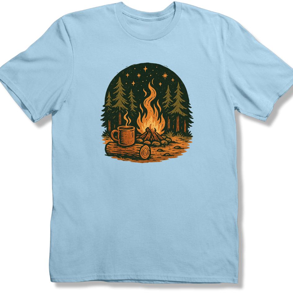 Campfire nights and Coffee T-shirt