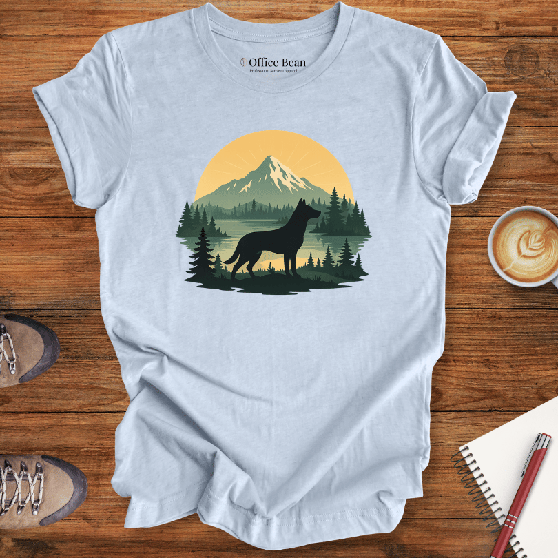 Wilderness Watcher Dog T-shirt