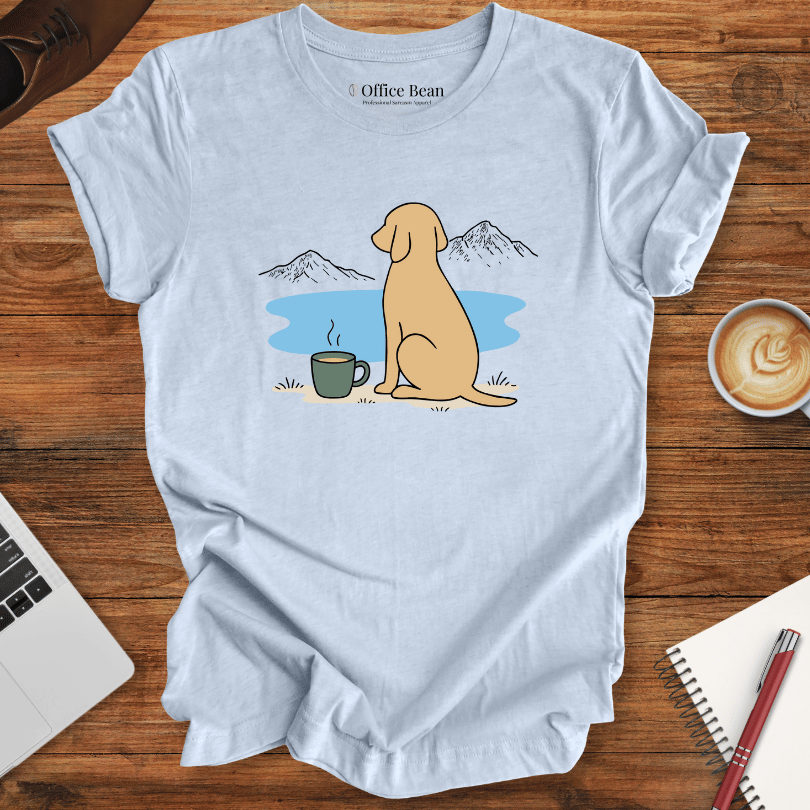 My Coffee, dog and a View T-Shirt