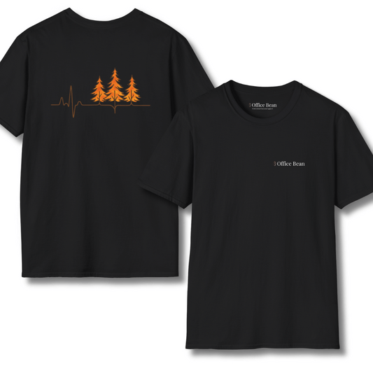 Fall Heartbeat Backprint T-Shirt