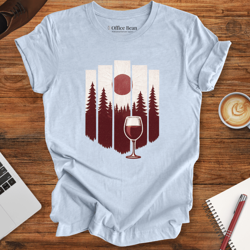 Forest Stripes and a Wine T-Shirt