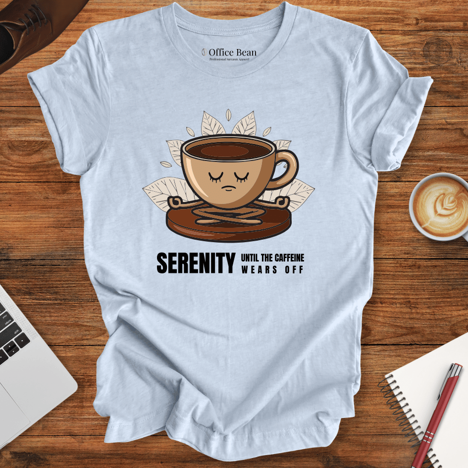 "Serenity Yoga" Coffee T-Shirt