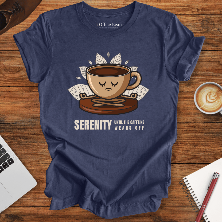 "Serenity Yoga" Coffee T-Shirt