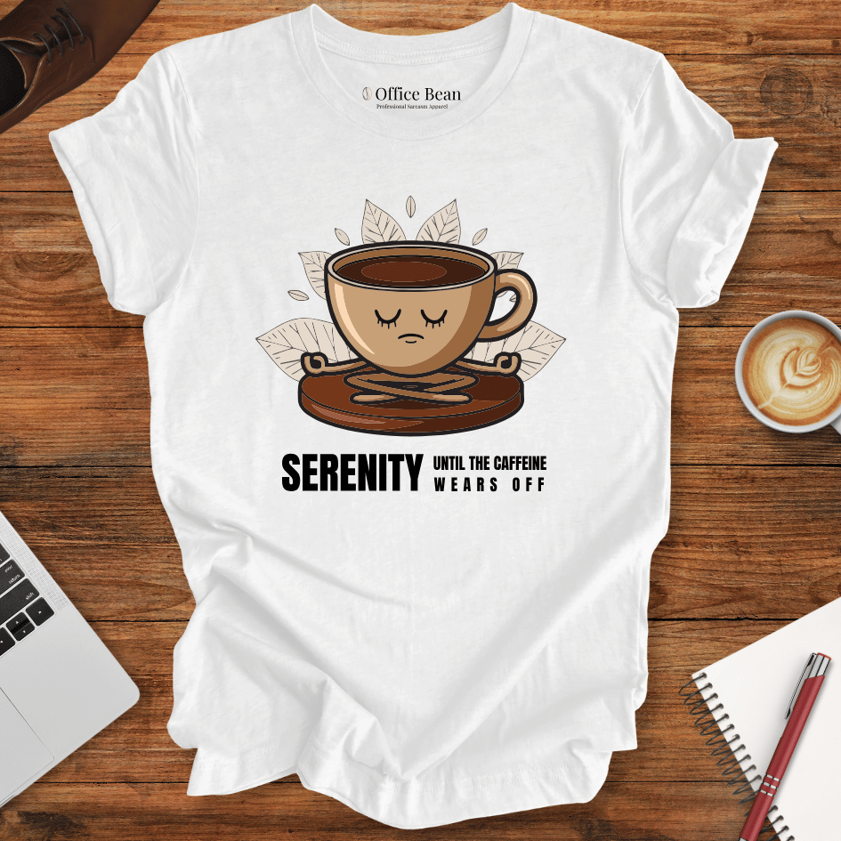 "Serenity Yoga" Coffee T-Shirt