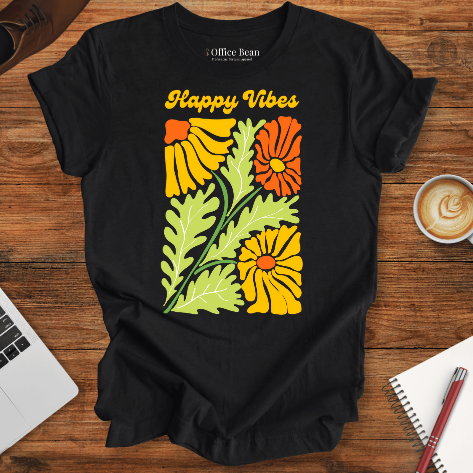 Happy Vibes Flower T-Shirt
