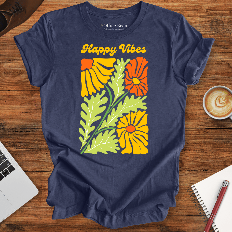 Happy Vibes Flower T-Shirt
