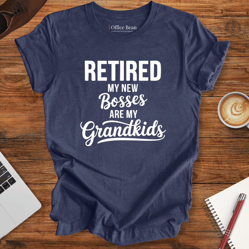 Retired: My grandkids are my new Bosses T-Shirt
