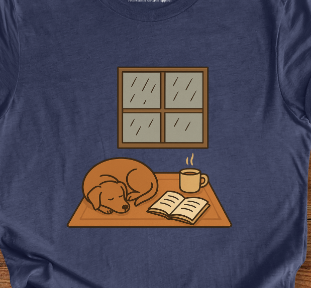 My coffee, dog and Book T-shirt